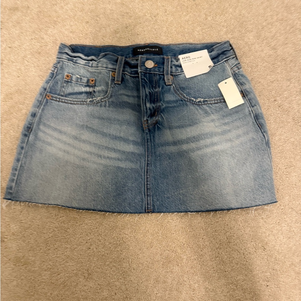 Aeropostale Blue Denim Mini Skirt